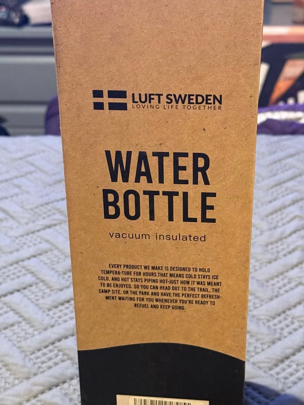Luft Sweden 32oz Gradient Red to Yellow Insulated Water Bottle